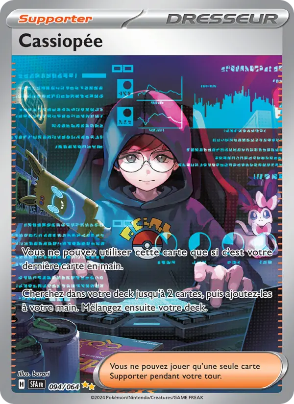 Cassiopée — Carte Pokémon 094 Fable Nébuleuse