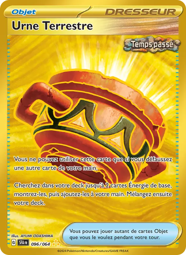 Urne Terrestre — Carte Pokémon 096 Fable Nébuleuse