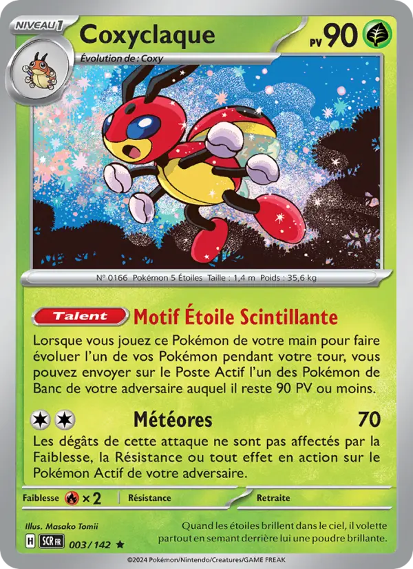 Coxyclaque — Carte Pokémon 003 Couronne Stellaire