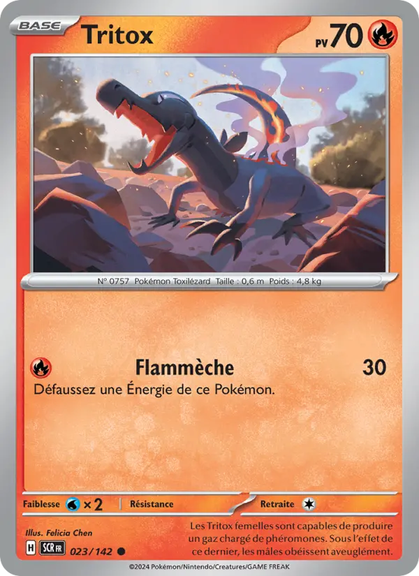 Tritox — Carte Pokémon 023 Couronne Stellaire
