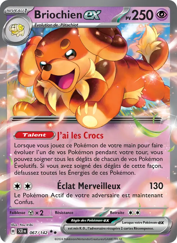 Briochien-ex — Carte Pokémon 067 Couronne Stellaire