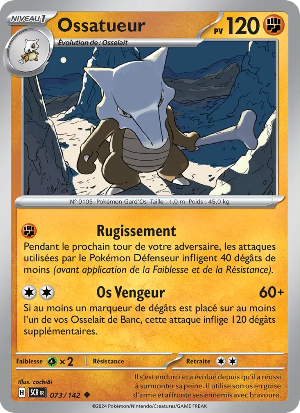 Ossatueur — Carte Pokémon 073 Couronne Stellaire
