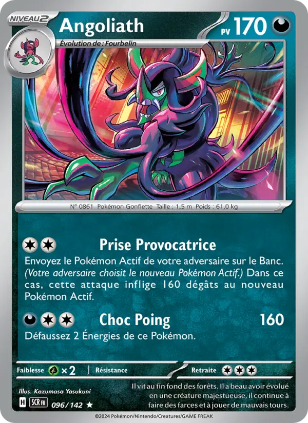 Angoliath — Carte Pokémon 096 Couronne Stellaire