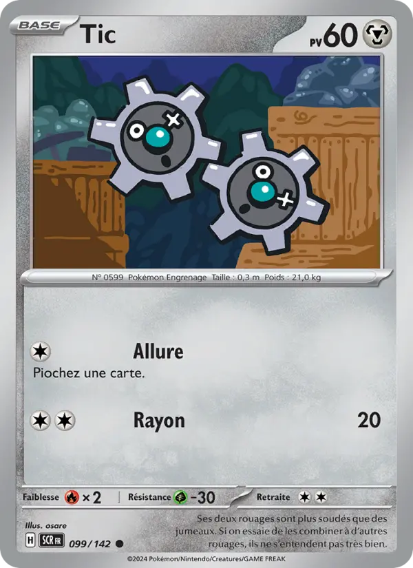 Tic — Carte Pokémon 099 Couronne Stellaire
