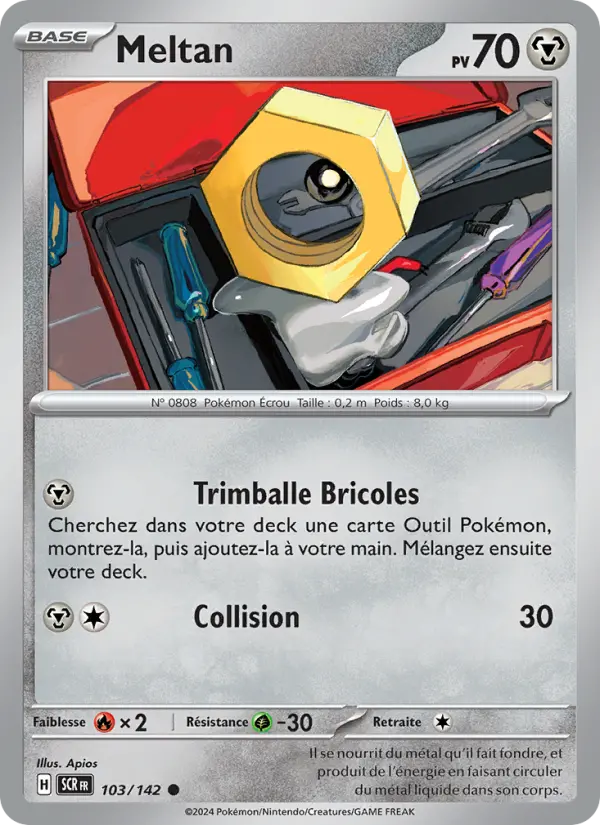 Meltan — Carte Pokémon 103 Couronne Stellaire
