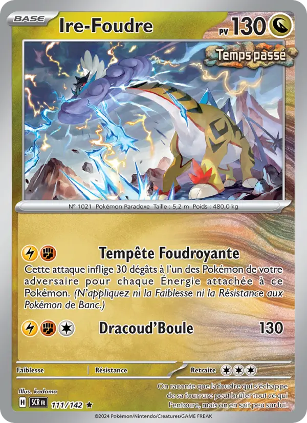 Ire-Foudre — Carte Pokémon 111 Couronne Stellaire