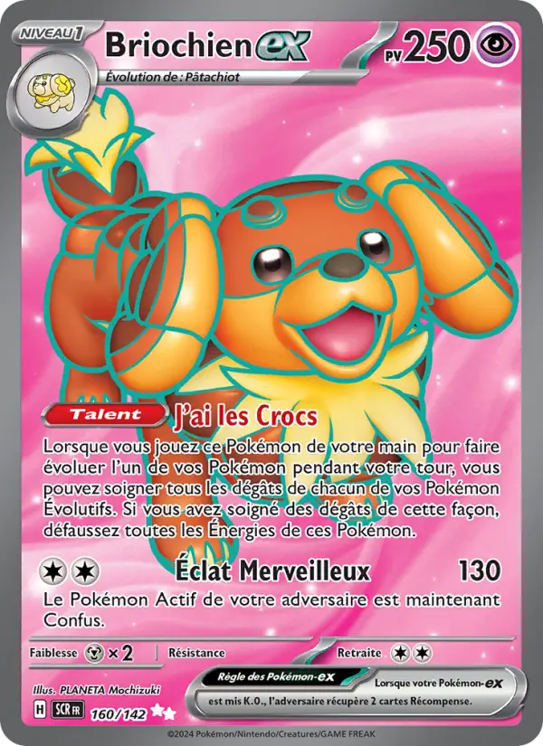 Briochien-ex — Carte Pokémon 160 Couronne Stellaire