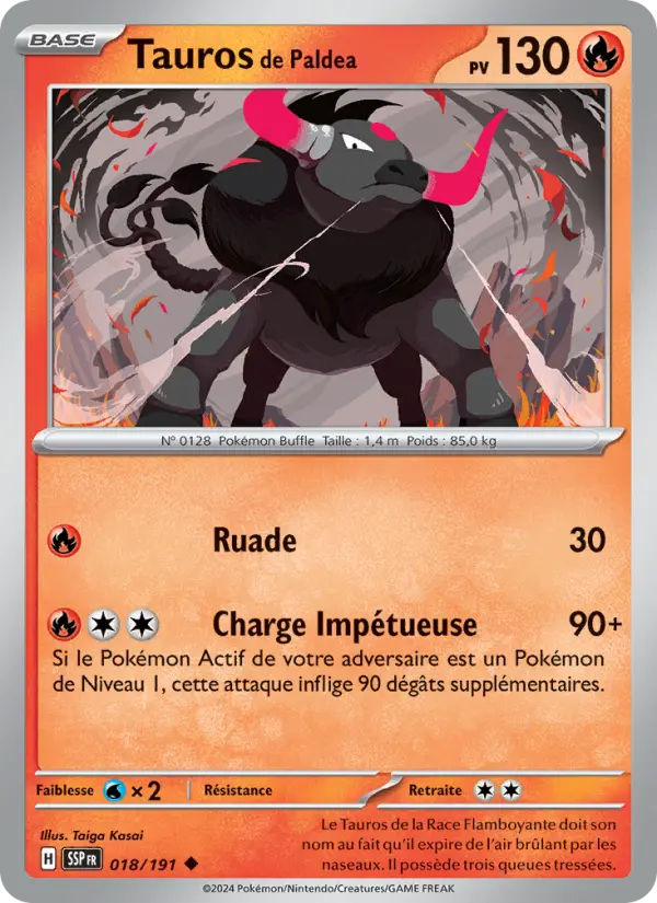 018/191 - Tauros de Paldea