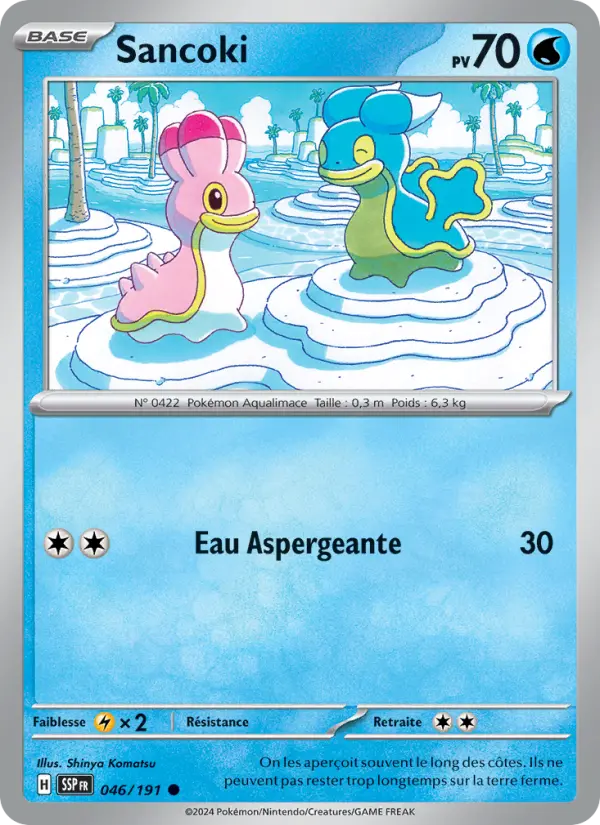 Sancoki — Carte Pokémon 046 Étincelles Déferlantes