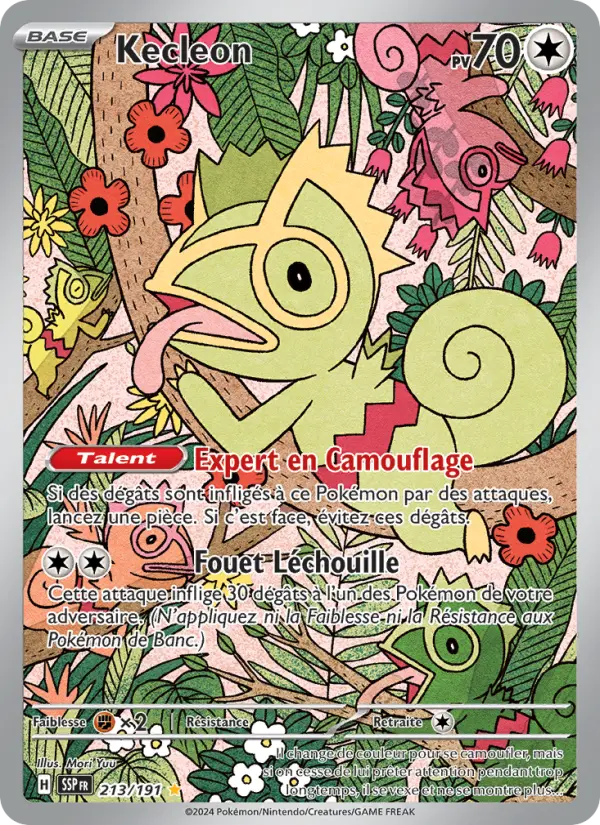 Kecleon — Carte Pokémon 213 Étincelles Déferlantes