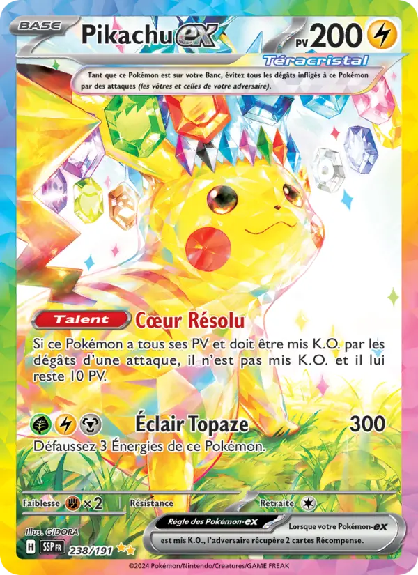 238/191 - Pikachu EX