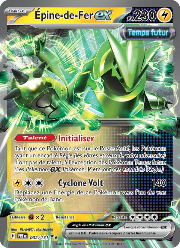Épine-de-Fer-ex — Carte Pokémon 032 Évolutions Prismatiques