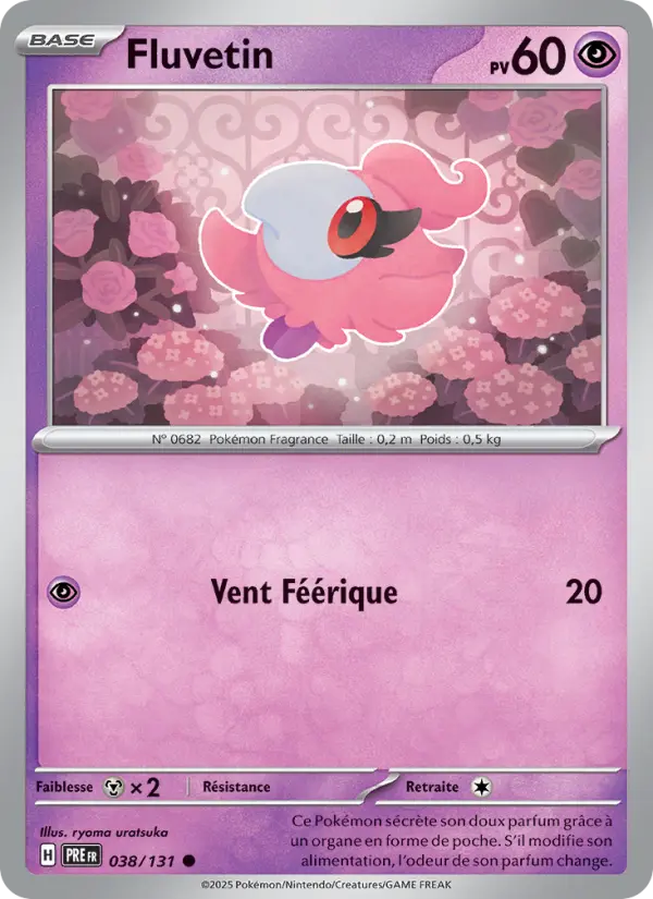 Fluvetin — Carte Pokémon 038 Évolutions Prismatiques