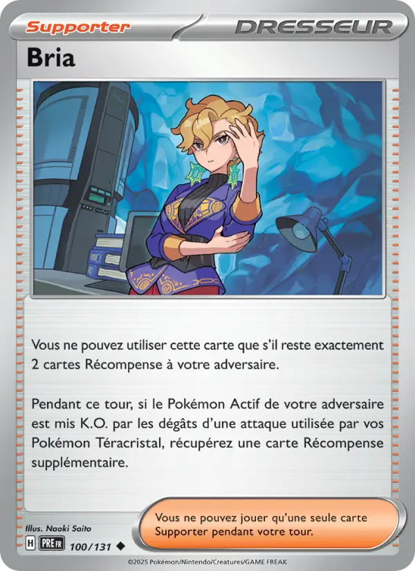 Bria — Carte Pokémon 100 Évolutions Prismatiques