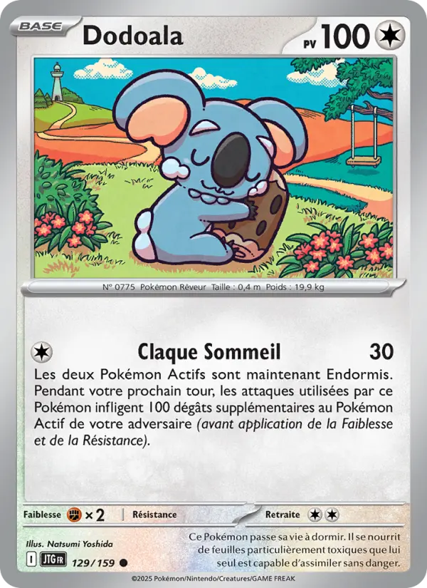 Dodoala — Carte Pokémon 129 Aventures Ensemble