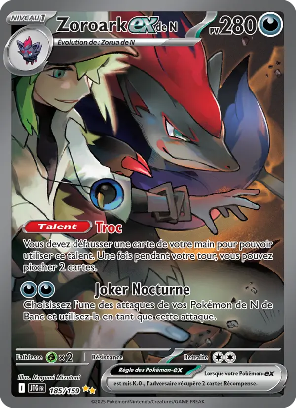 185/159 - Zoroark EX de N