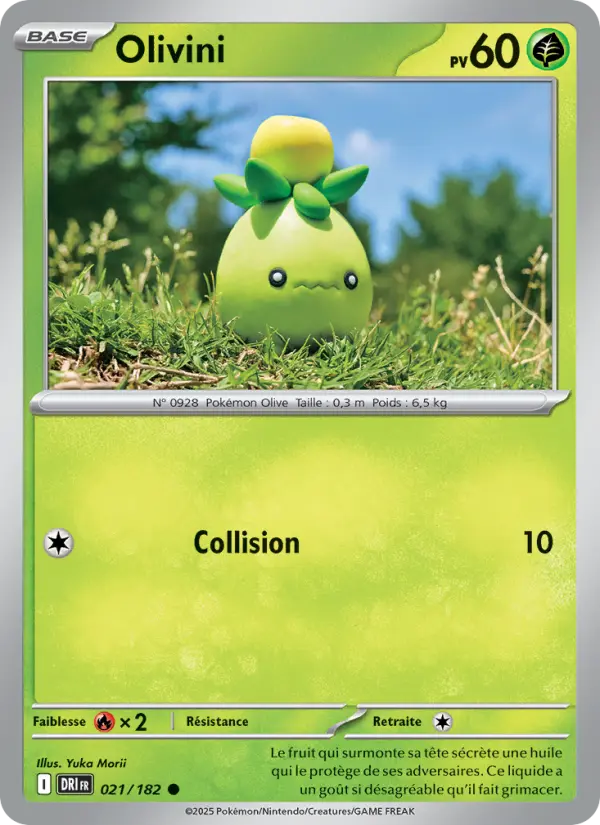 Olivini — Carte Pokémon 021 Rivalités Destinées