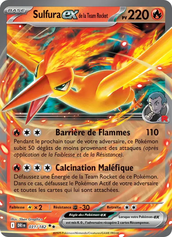 031/182 - Sulfura EX de la Team Rocket