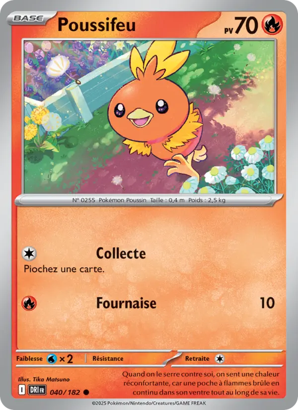 Poussifeu — Carte Pokémon 040 Rivalités Destinées