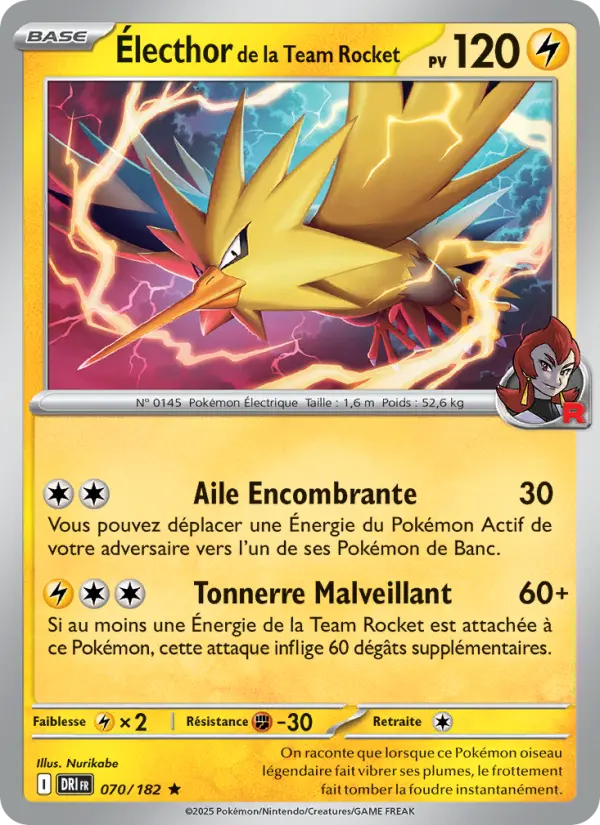 070/182 - Électhor de la Team Rocket