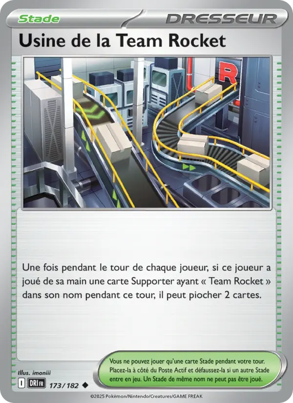 Usine de la Team Rocket — Carte Pokémon 173 Rivalités Destinées