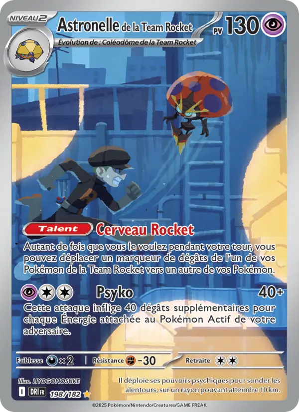 Astronelle de la Team Rocket — Carte Pokémon 198 Rivalités Destinées