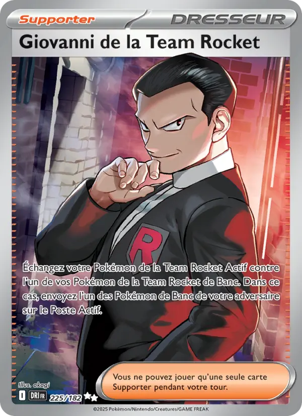 225/182 - Giovanni de la Team Rocket
