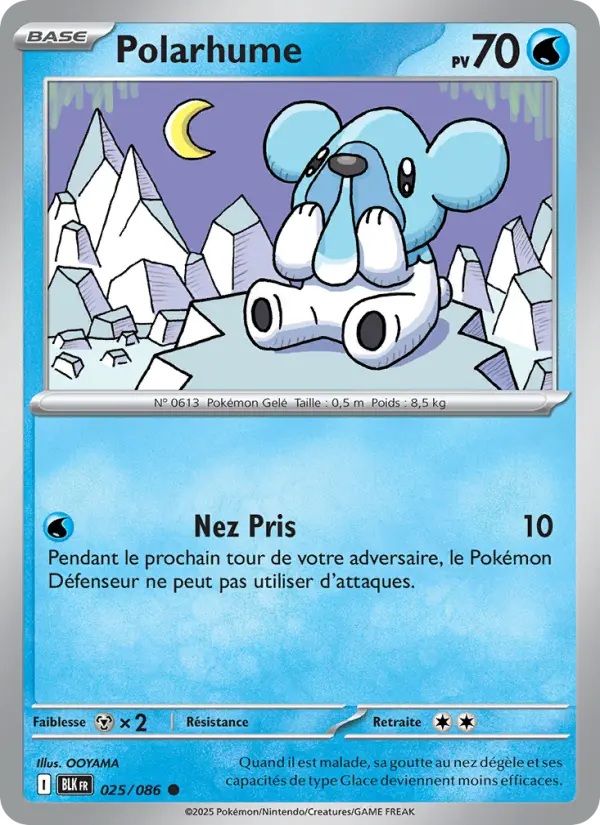Polarhume — Carte Pokémon 025 Foudre Noire