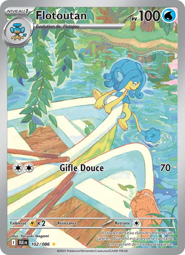 Flotoutan — Carte Pokémon 102 Foudre Noire