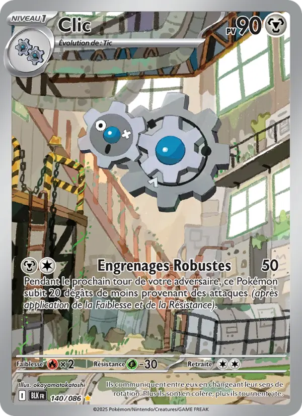 Clic — Carte Pokémon 140 Foudre Noire