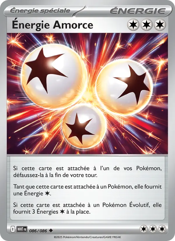 Énergie Amorce — Carte Pokémon 086 Flamme Blanche