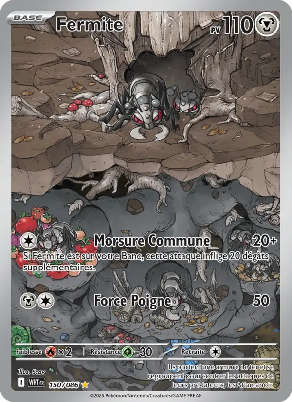Fermite — Carte Pokémon 150 Flamme Blanche