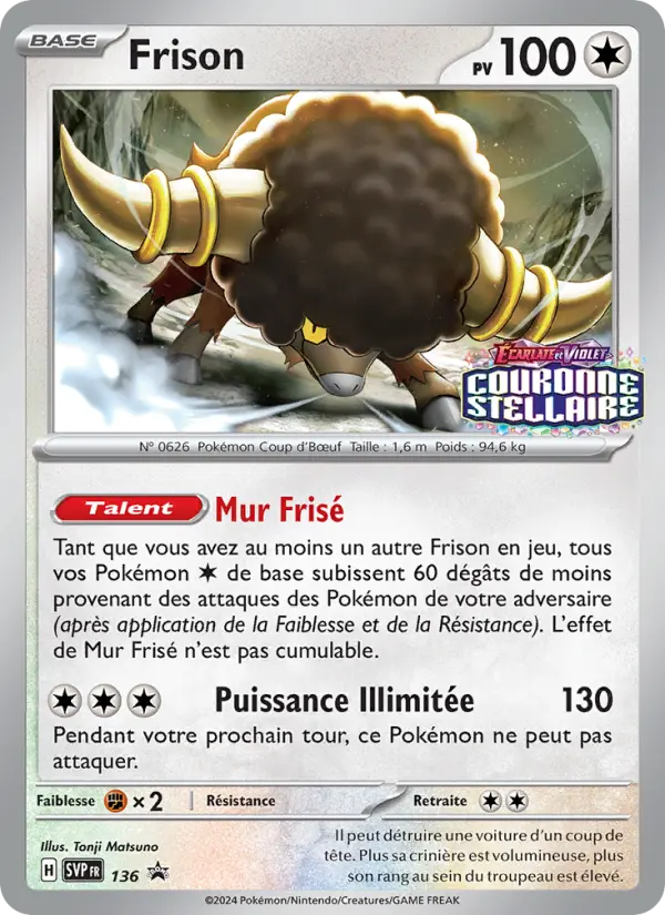 Frison — Carte Pokémon 136 SVP Black Star Promos