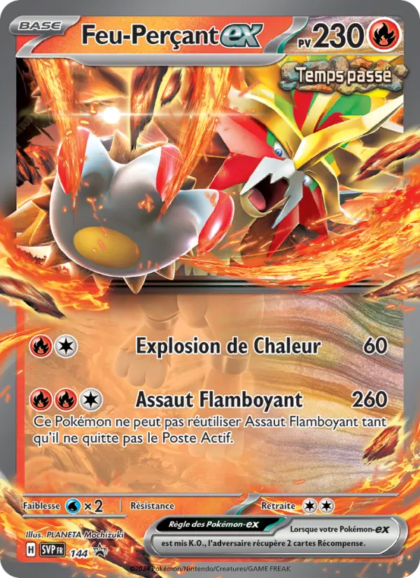 Feu-Perçant-ex — Carte Pokémon 144 SVP Black Star Promos