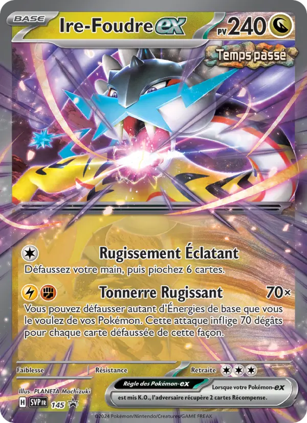Ire-Foudre-ex — Carte Pokémon 145 SVP Black Star Promos