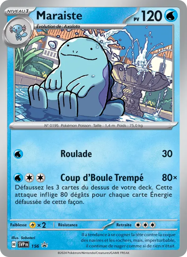 Maraiste — Carte Pokémon 156 SVP Black Star Promos