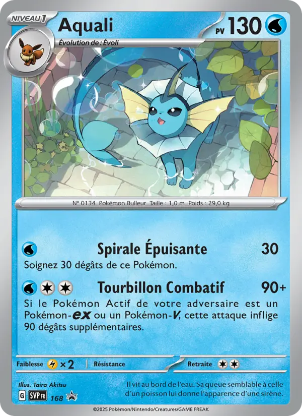 Aquali — Carte Pokémon 168 SVP Black Star Promos
