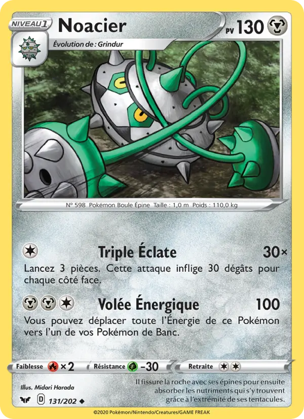 Noacier — Carte Pokémon 131 Épée et Bouclier