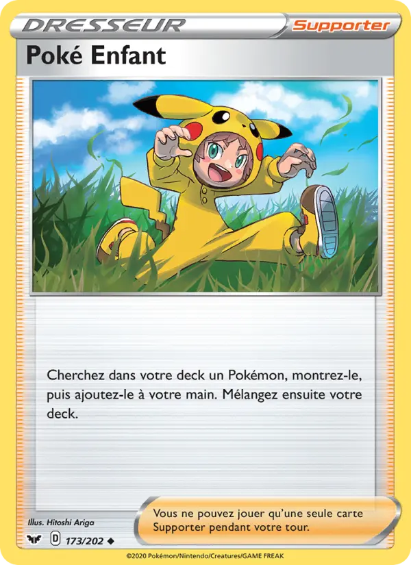 Poké Enfant — Carte Pokémon 173 Épée et Bouclier
