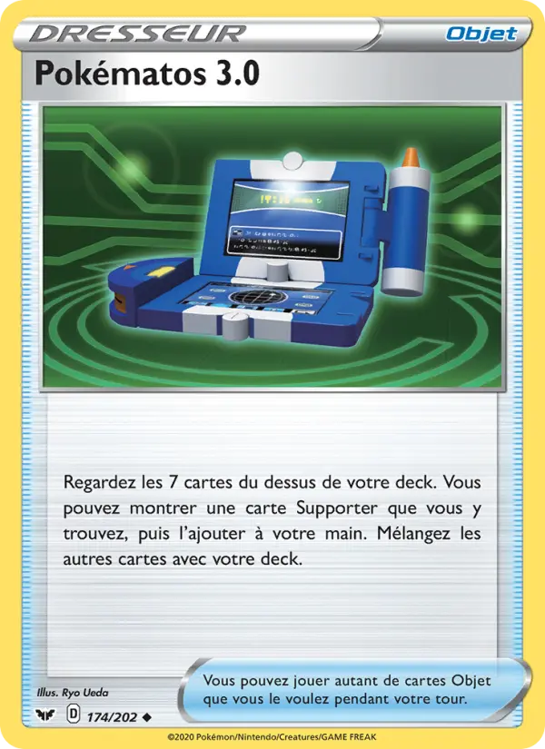 Pokématos 3.0 — Carte Pokémon 174 Épée et Bouclier