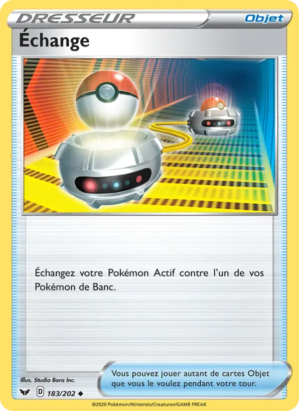 Échange — Carte Pokémon 183 Épée et Bouclier