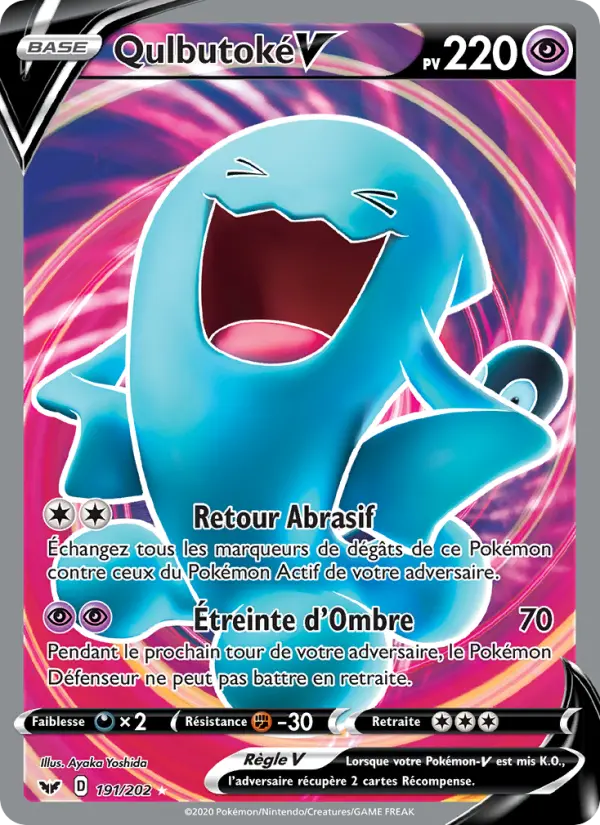 Qulbutoké V — Carte Pokémon 191 Épée et Bouclier