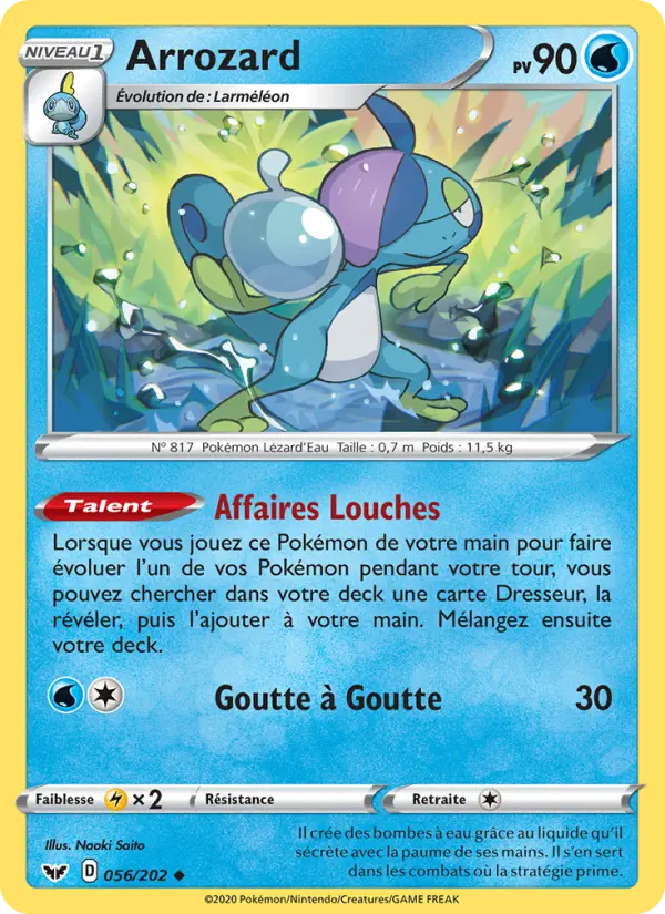 Arrozard — Carte Pokémon 56 Épée et Bouclier