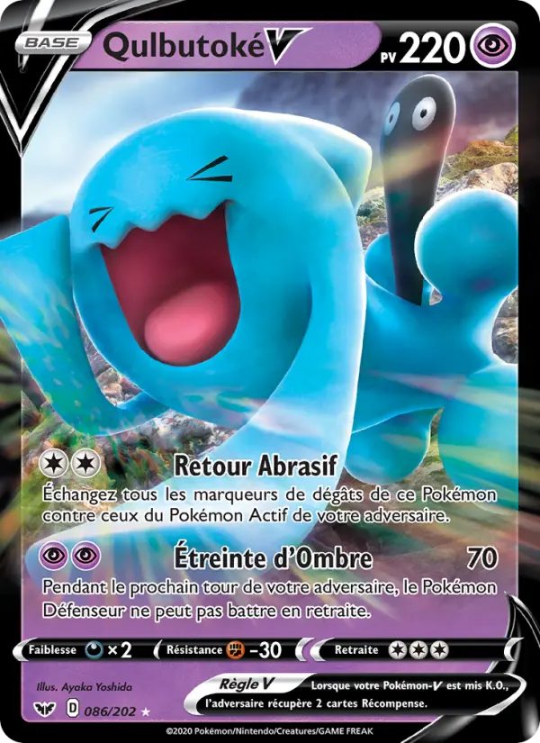 Qulbutoké V — Carte Pokémon 86 Épée et Bouclier