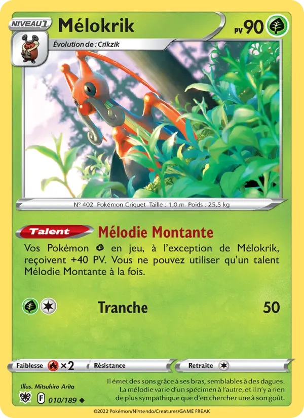 Mélokrik — Carte Pokémon 010 Astres Radieux