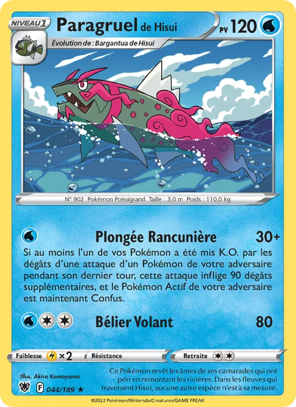 Paragruel de Hisui — Carte Pokémon 044 Astres Radieux