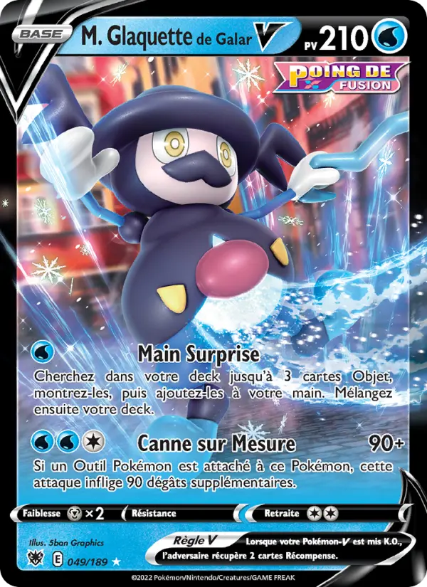M. Glaquette de Galar V — Carte Pokémon 049 Astres Radieux