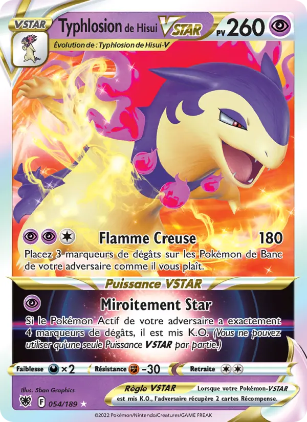 054/189 - Typhlosion de Hisui VSTAR