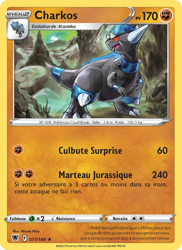 Charkos — Carte Pokémon 077 Astres Radieux