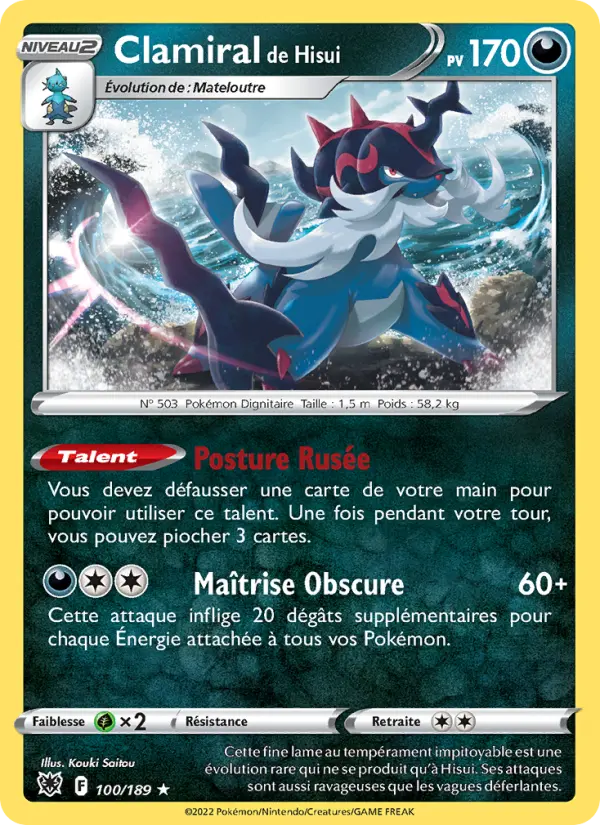 100/189 - Clamiral de Hisui